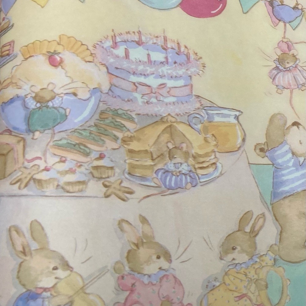 Laura Ashley Home nursery wallpaper border